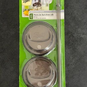 Mason Jar Sip & Straw Lids